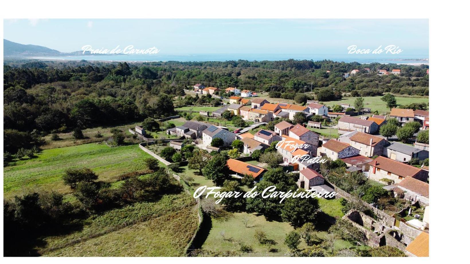 Vila O Fogar Do Carpinteiro Carnota Exteriér fotografie